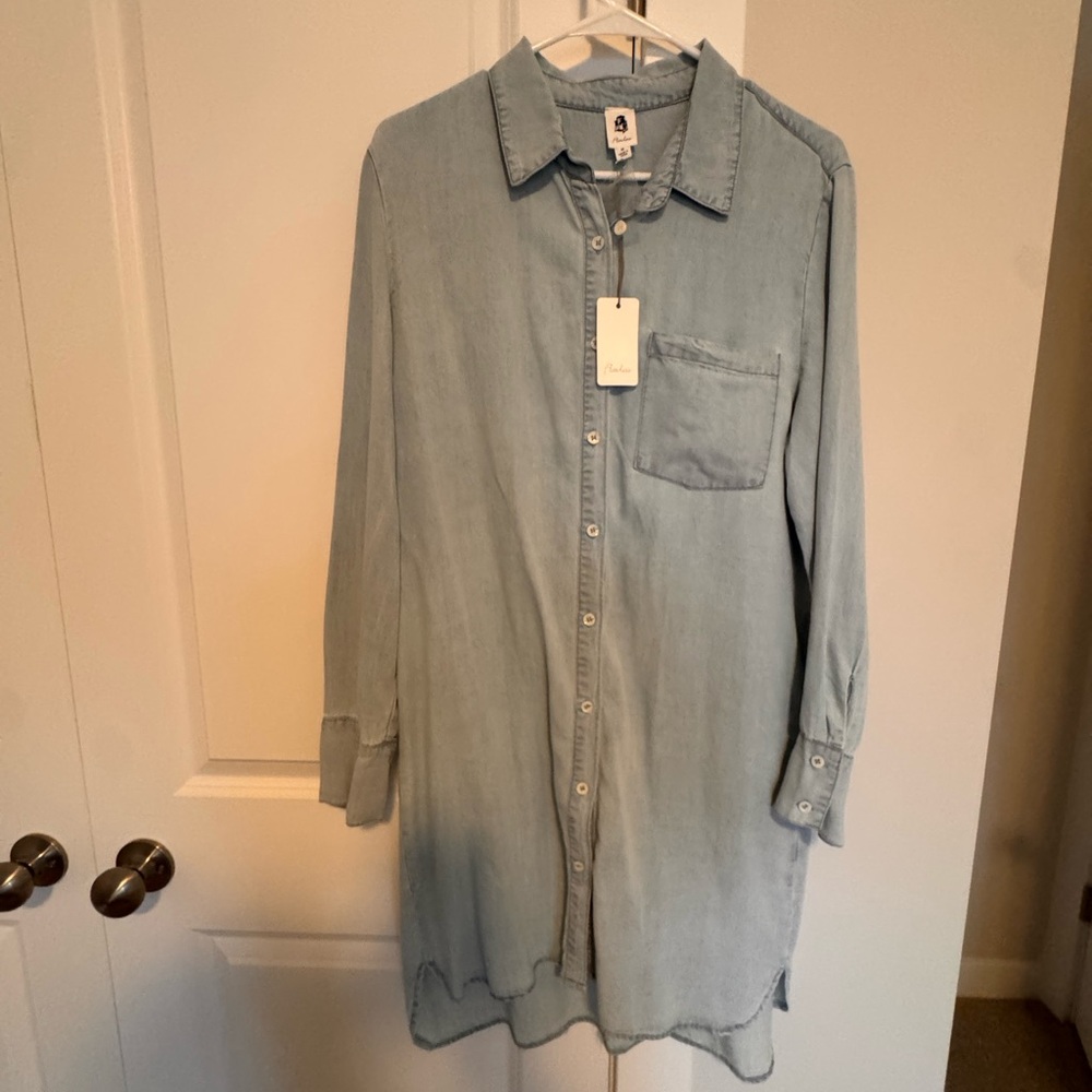 LAWLESS Light Blue Midi Dress